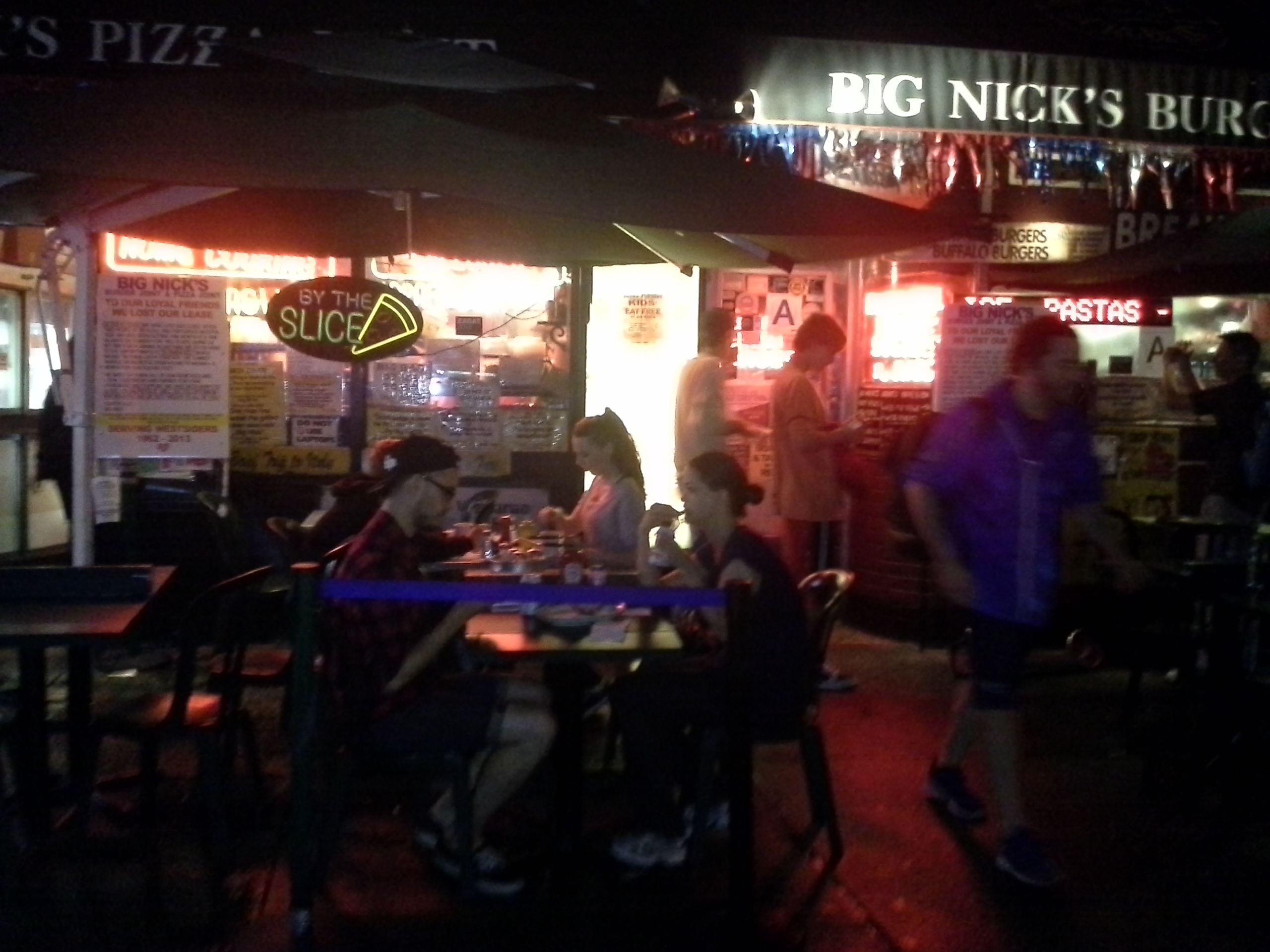The final night of operation for Big Nick's Burger Joint & Pizza Joint.